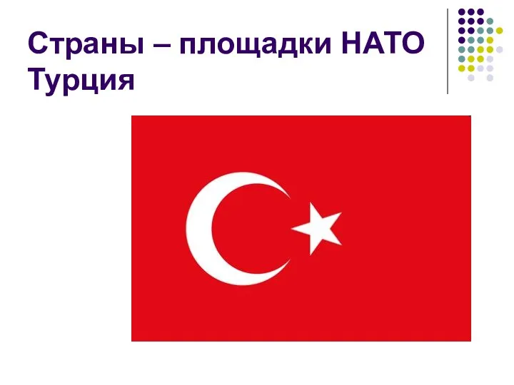 Страны – площадки НАТО Турция