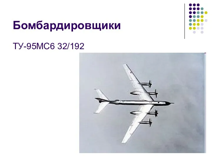 Бомбардировщики ТУ-95МС6 32/192