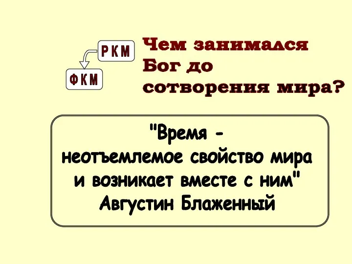 Чем занимался Бог до сотворения мира?