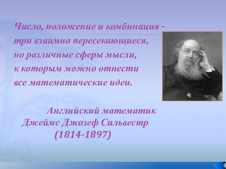 Число, положение и комбинация - три взаимно пересекающиеся, но различные сферы