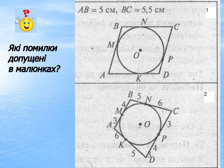 Які помилки допущені в малюнках?