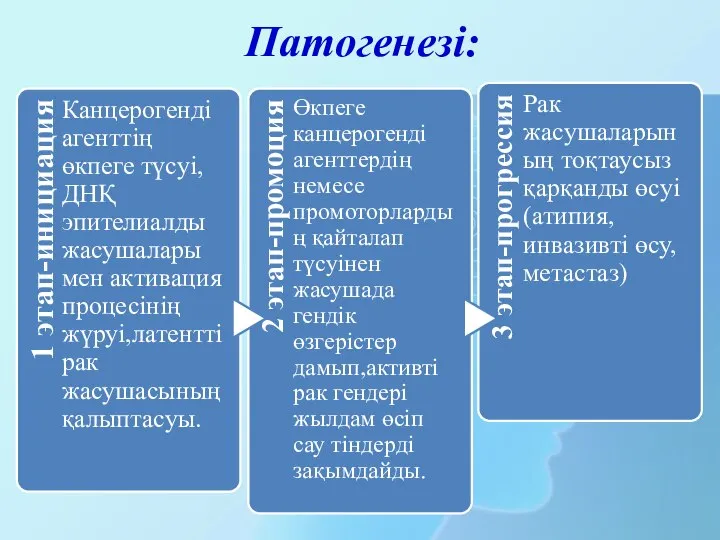 Патогенезі: