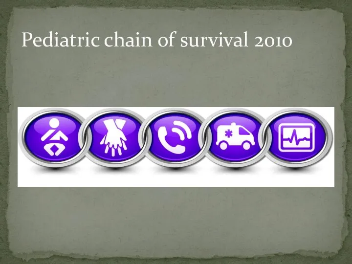 Pediatric chain of survival 2010