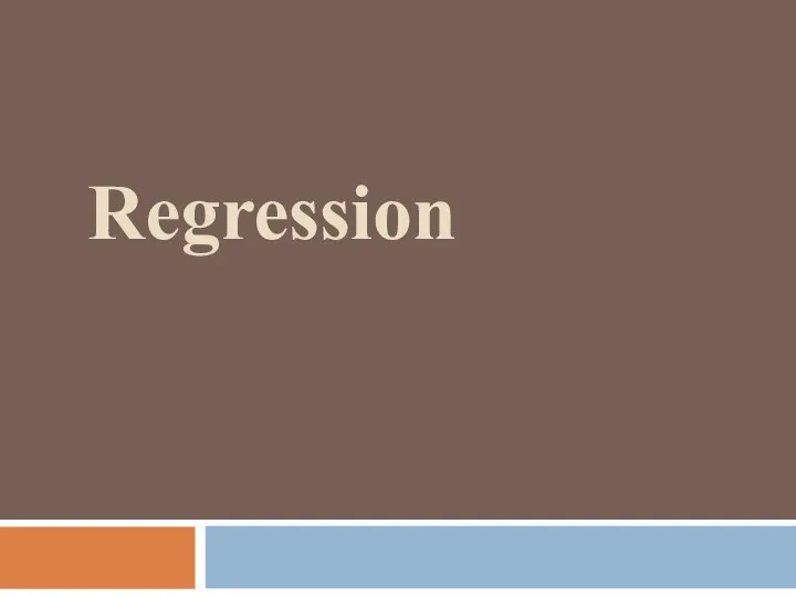 Regression