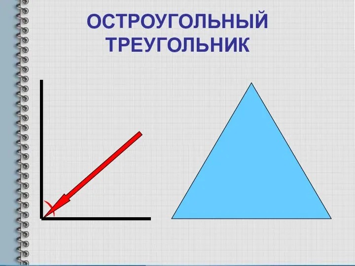 ОСТРОУГОЛЬНЫЙ ТРЕУГОЛЬНИК ﴿