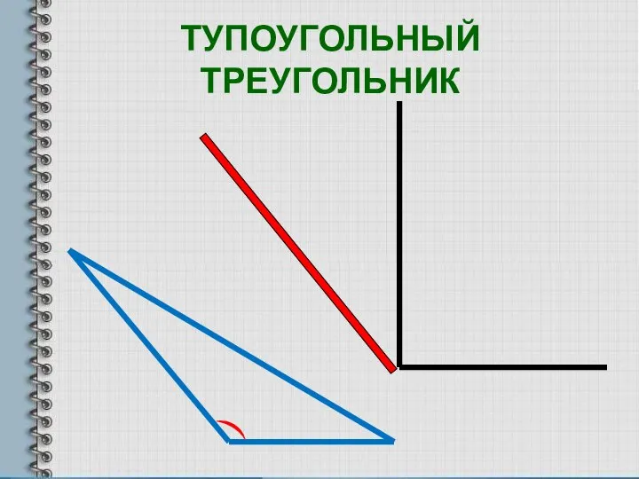 ТУПОУГОЛЬНЫЙ ТРЕУГОЛЬНИК ﴿