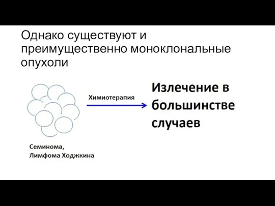 Однако существуют и преимущественно моноклональные опухоли