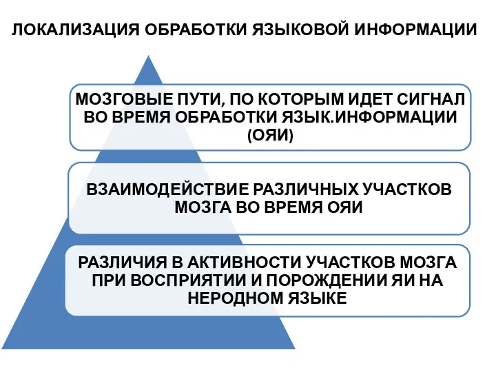 ЛОКАЛИЗАЦИЯ ОБРАБОТКИ ЯЗЫКОВОЙ ИНФОРМАЦИИ