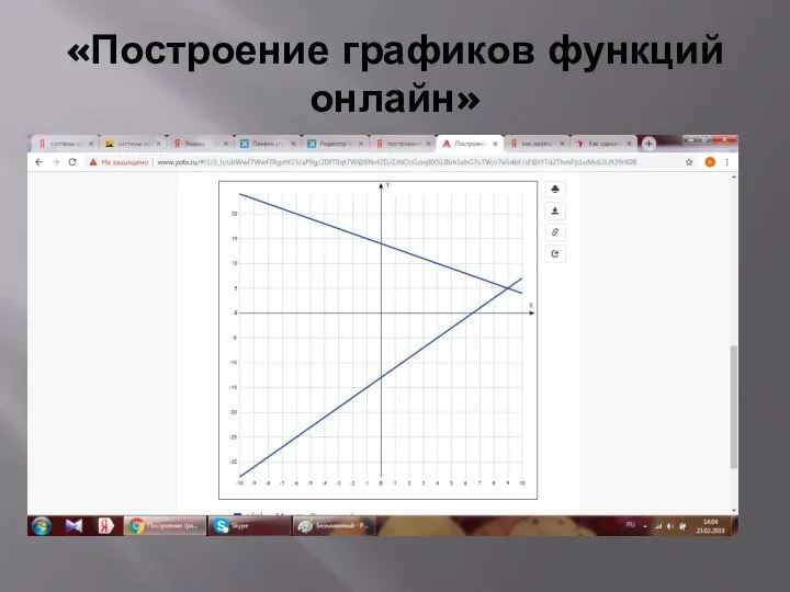 «Построение графиков функций онлайн»