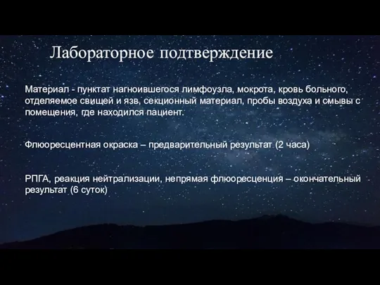 Материал - пунктат нагноившегося лимфоузла, мокрота, кровь больного, отделяемое свищей и