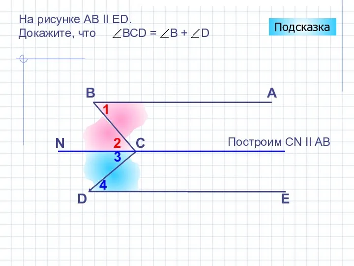 E D A Построим CN II AB B C Подсказка