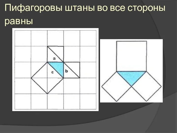 Пифагоровы штаны во все стороны равны