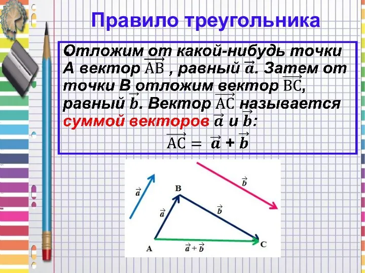 Правило треугольника