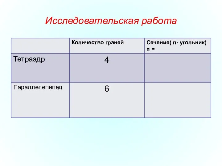 Исследовательская работа