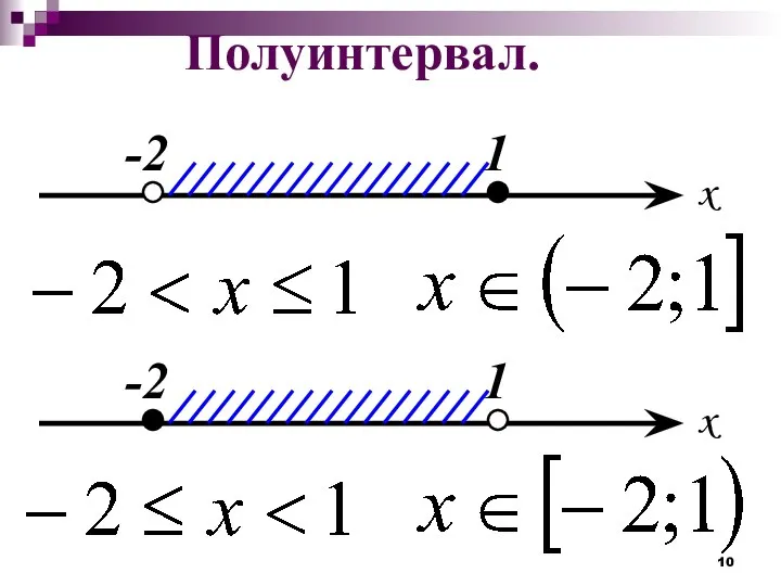 Полуинтервал.