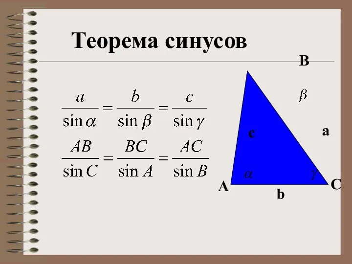 Теорема синусов