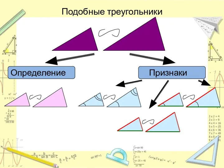 Подобные треугольники