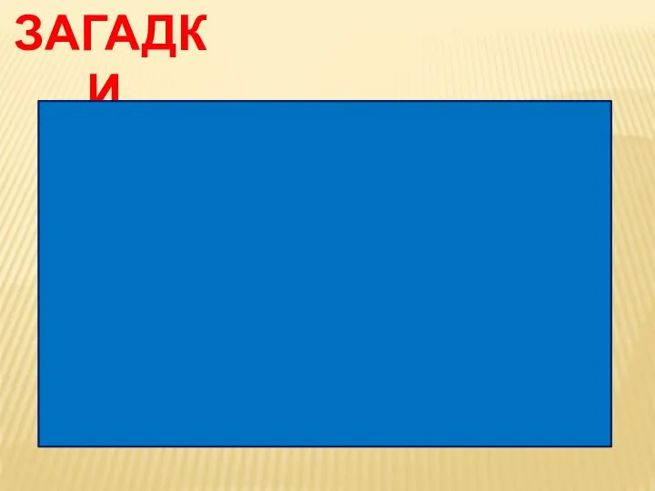 ЗАГАДКИ. И у меня равны диагонали, Хочу сказать я. Но меня