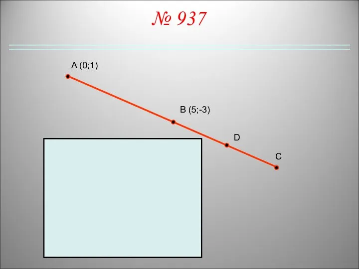 № 937 А (0;1) В (5;-3) D C