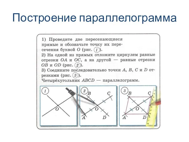 Построение параллелограмма