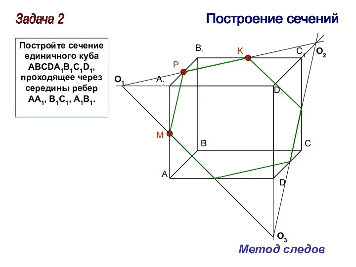 А А1 В С D B1 C1 M K Постройте сечение