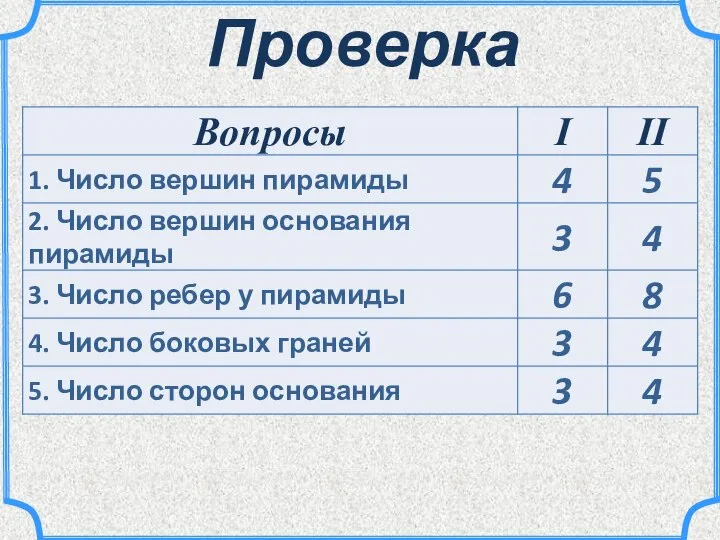 Проверка