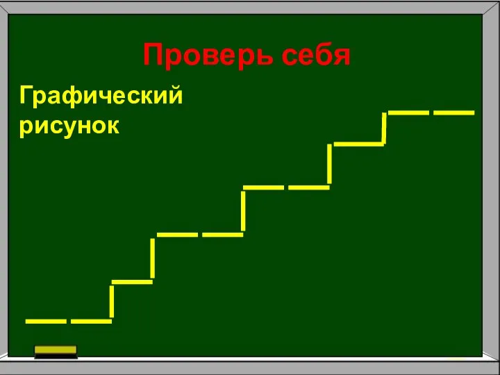 Проверь себя Графический рисунок