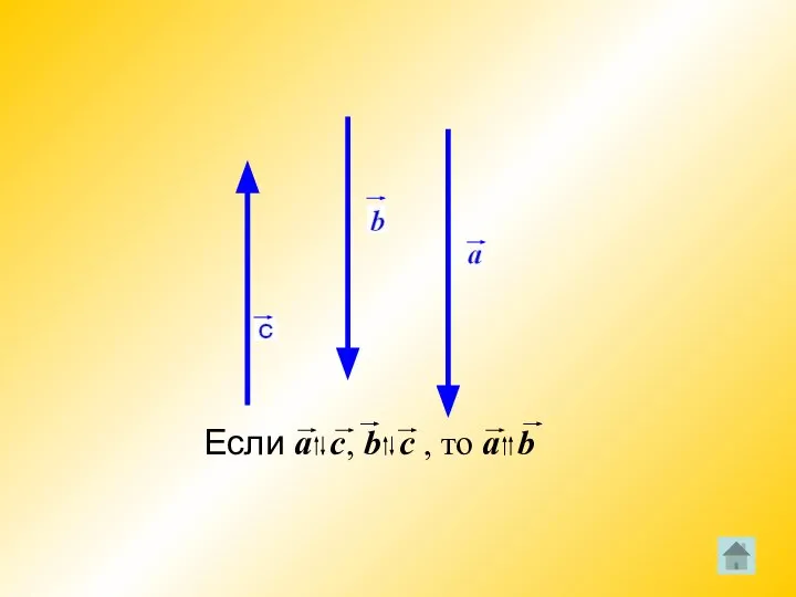 Если a с, b с , то a b