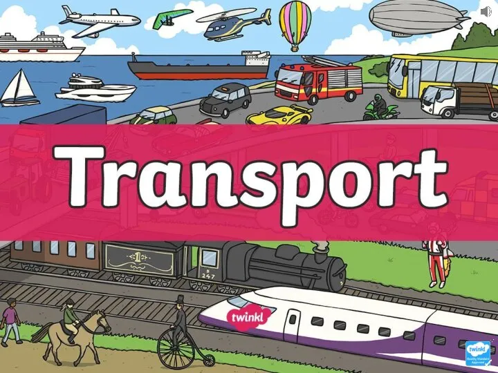 Transport. Audio flashcards