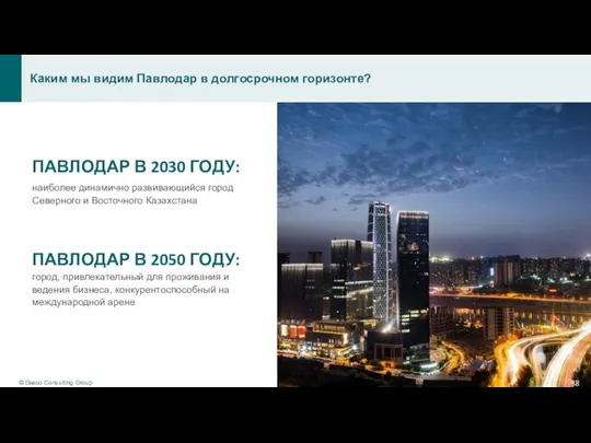 Каким мы видим Павлодар в долгосрочном горизонте? ПАВЛОДАР В 2050 ГОДУ: