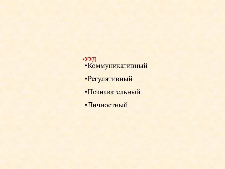 УУД Коммуникативный Регулятивный Познавательный Личностный