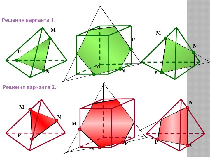 P N M N P M N P M Решения варианта