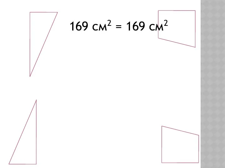 169 см2 = 169 см2