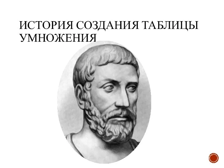 ИСТОРИЯ СОЗДАНИЯ ТАБЛИЦЫ УМНОЖЕНИЯ