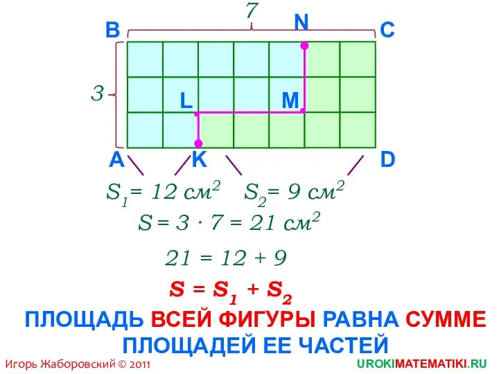 3 7 А B C D K L M N S1=