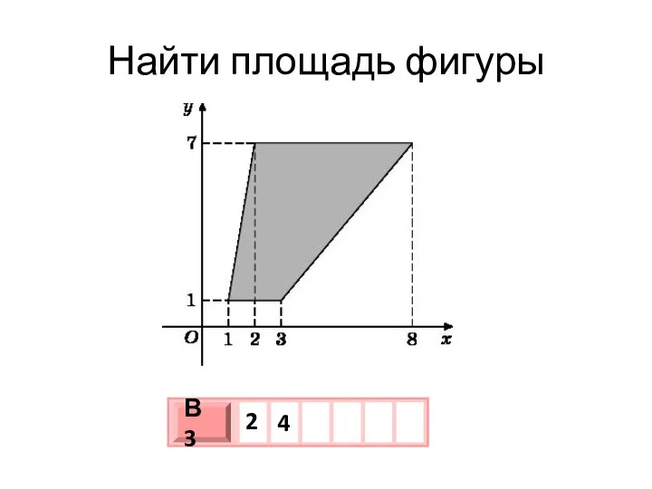 Найти площадь фигуры