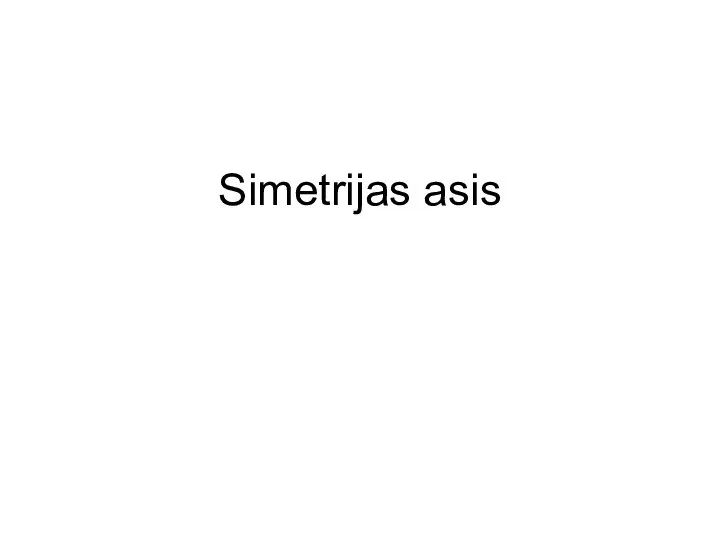 Simetrijas asis