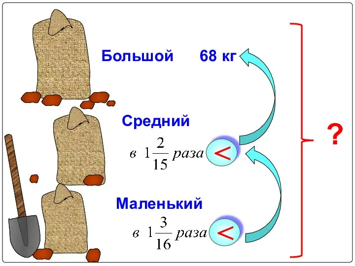 Большой 68 кг Средний Маленький