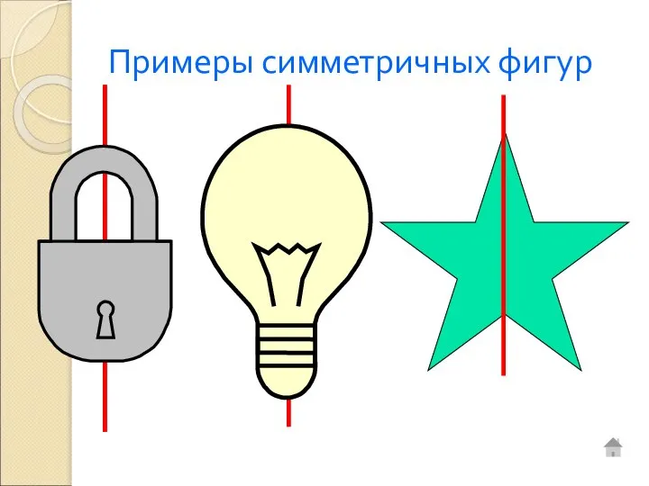 Примеры симметричных фигур