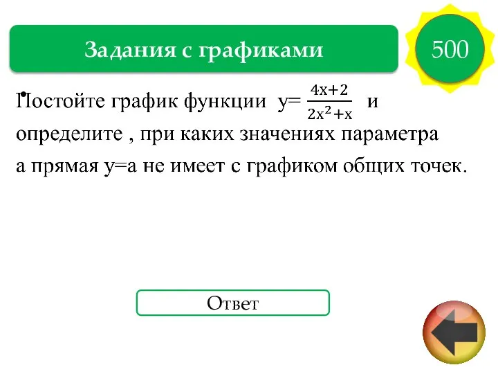 Задания с графиками 500 Ответ