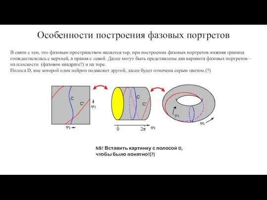 Особенности построения фазовых портретов В связи с тем, что фазовым пространством