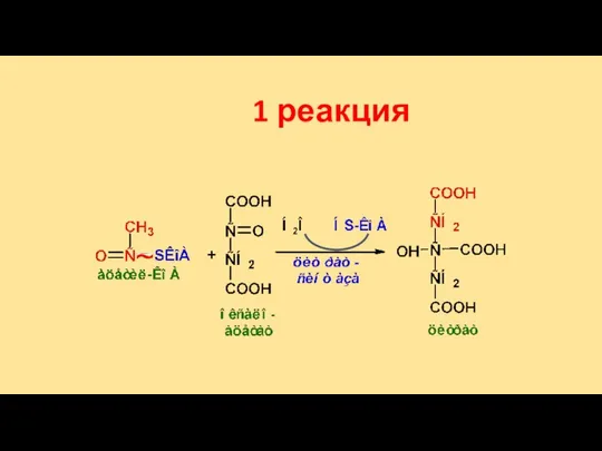 1 реакция