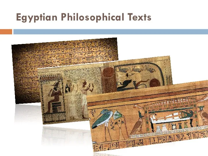 Egyptian Philosophical Texts