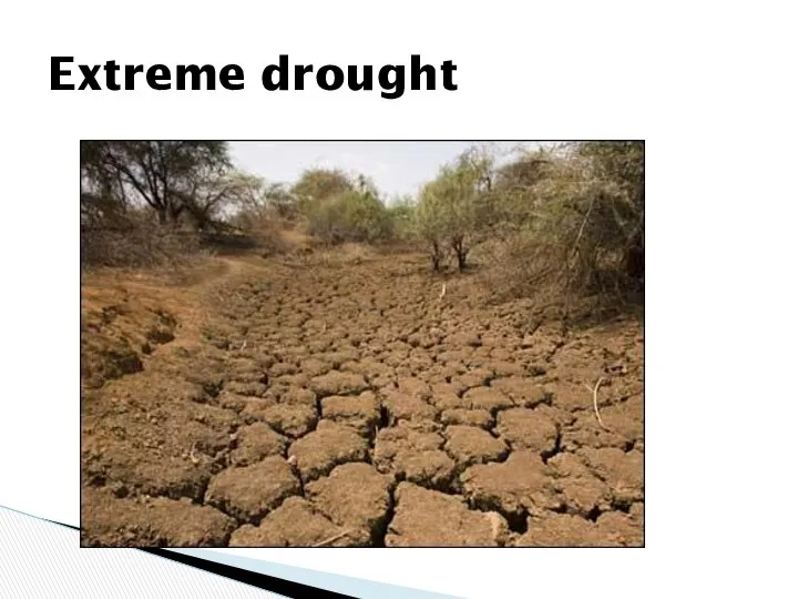Extreme drought