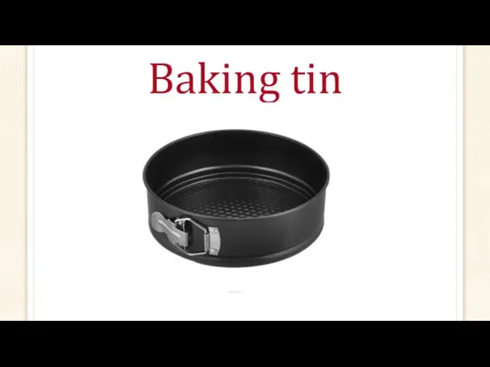 Baking tin