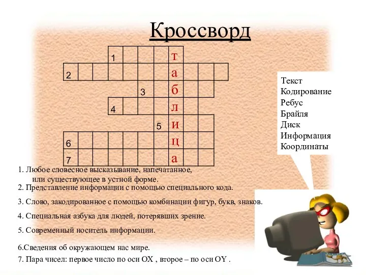 1. Любое словесное высказывание, напечатанное, или существующее в устной форме. 7.