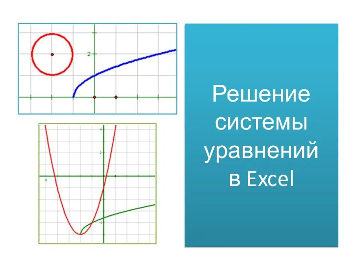 Решение системы уравнений в Excel