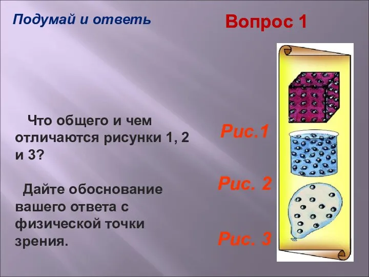 Вопрос 1 Рис. 3 Рис. 2 Рис.1 Что общего и чем