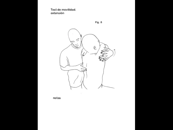 Fig. 8 notas Test de movilidad. extensión