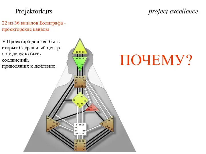 project excellence Projektorkurs 22 из 36 каналов Бодиграфа - проекторские каналы